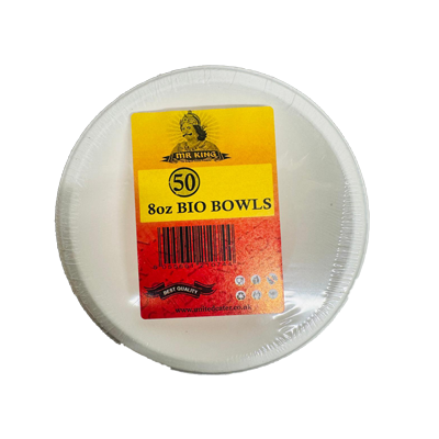 MR KING 8oz BIO DEGRADABLE BOWLS (50 PACK)