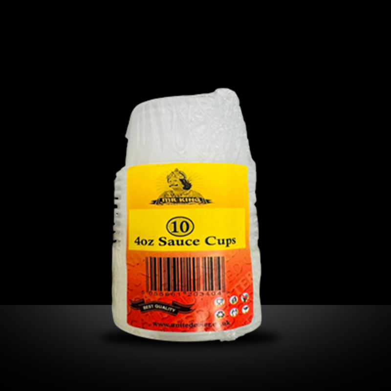 MR KING 2oz  PLASTIC HEAVY DUTY SAUCE CUP WITH LIDS