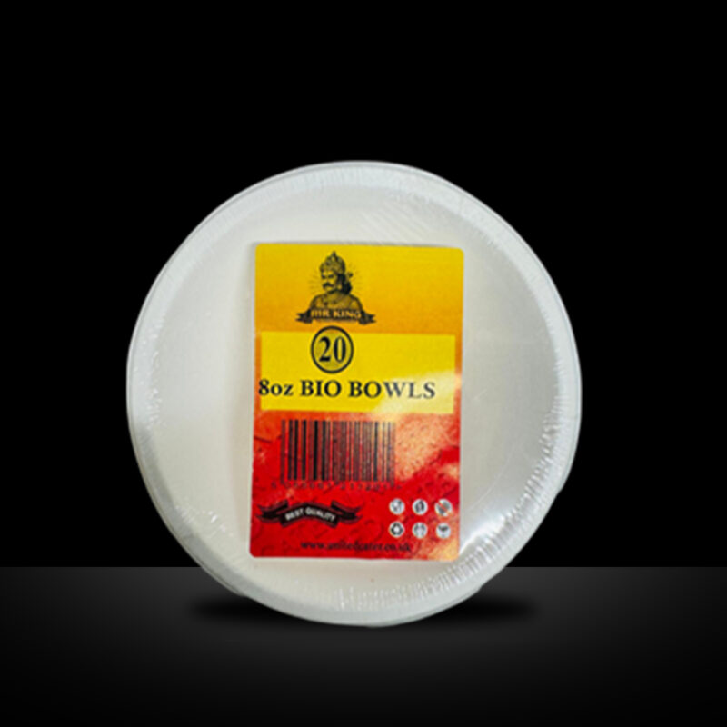 MR KING 8oz BIO DEGRADABLE BOWLS (20 PACK)