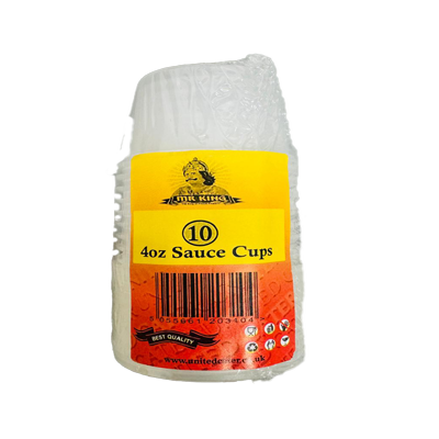 MR KING 4 OZ SAUCE CUPS WITH LIDS (10 PACK)